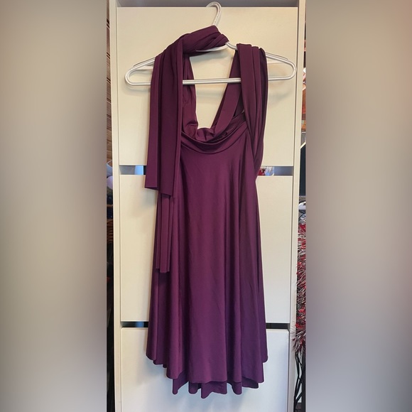 Purple Bridesmaid Dress - Picture 2 of 3